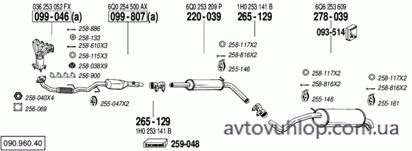 VOLKSWAGEN Polo (1.4i -16V / 11/01-04/03)