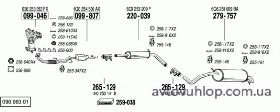 VOLKSWAGEN Polo (1.4i -16V / 11/01-06/08)