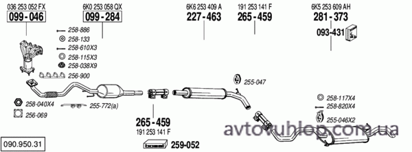 VOLKSWAGEN Polo (1.4i Classic -16V / 10/99-09/01)