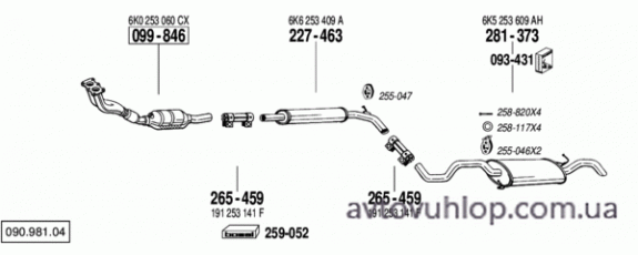VOLKSWAGEN Polo (1.6i Classic / 03/00-09/01)