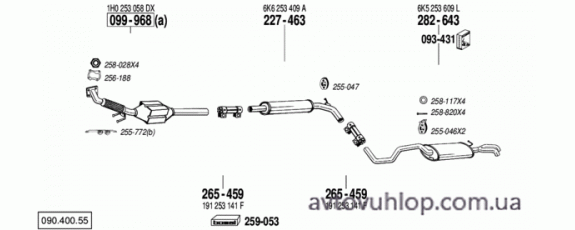 VOLKSWAGEN Polo (1.9 TDi Turbo Diesel / 05/97-09/01)