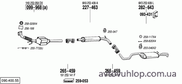 VOLKSWAGEN Polo (1.9 TDi Turbo Diesel / 05/97-09/01)