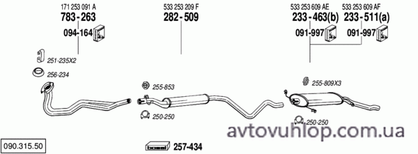 VOLKSWAGEN Scirocco (1.8 GTi, GTS, GTL / 01/84-07/87)