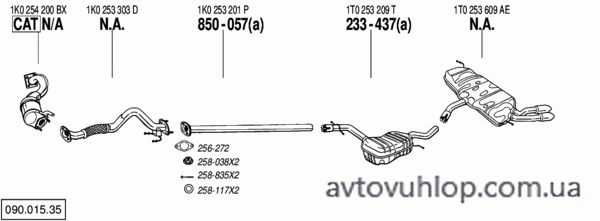 VOLKSWAGEN Touran (1.4 FSi / 05/08-05/10)