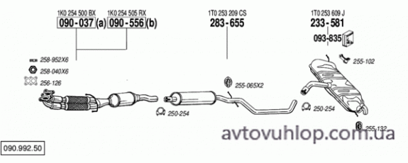 VOLKSWAGEN Touran (1.6i / 07/03-05/08)