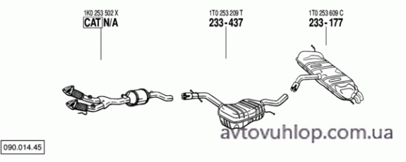 VOLKSWAGEN Touran (2.0 FSi / 10/03-01/07)