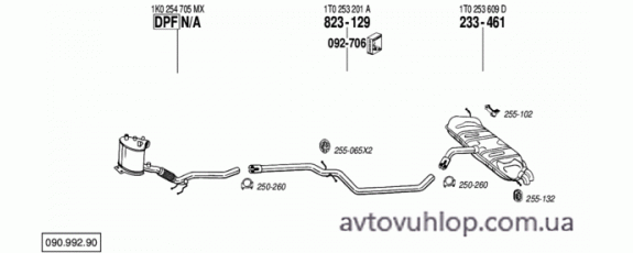 VOLKSWAGEN Touran (2.0 TDi Turbo Diesel / 12/05-05/10)