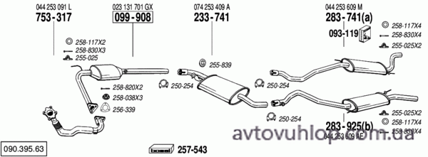 VOLKSWAGEN Transporter IV (2.0 / 09/90-12/95)