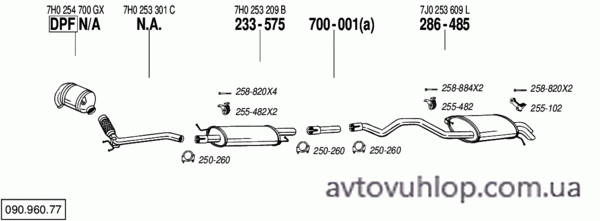 VOLKSWAGEN Transporter V (1.9 TDi  Turbo Diesel / 01/06-11/09)
