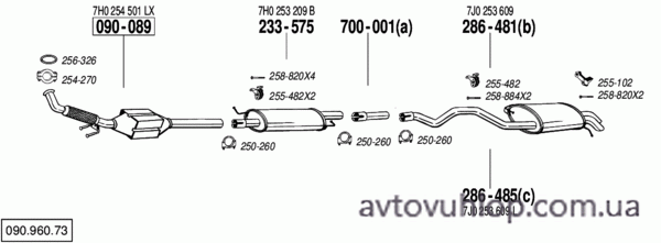 VOLKSWAGEN Transporter V (1.9 TDi  Turbo Diesel / 04/03-11/09)