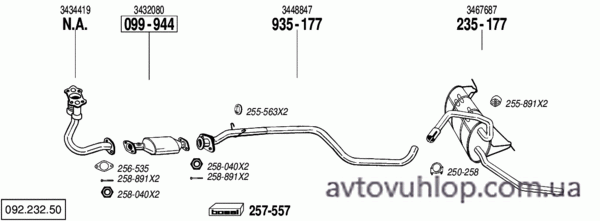 VOLVO 480 (1.7i Turbo / 12/88-96)
