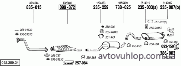 VOLVO 760 (2.3 Turbo Intercooler / 01/87-12/89)
