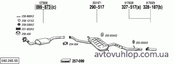 VOLVO 850 (2.5i / 06/91-02/97)