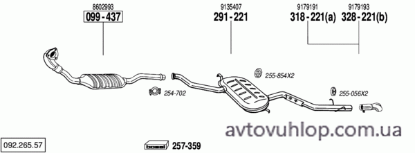 VOLVO 850 (2.5 TDi Turbo Diesel / 08/95-02/97)