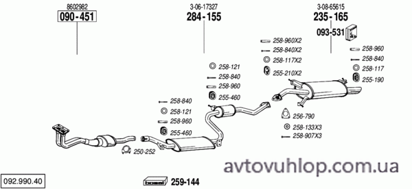 VOLVO S40 (1.8i / 01-06/04)