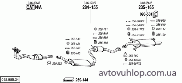 VOLVO S40 (2.0i / 01-06/04)