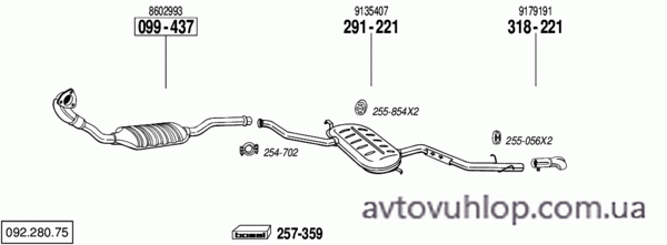 VOLVO S70 (2.5 TDi Turbo Diesel / 09/96-00)