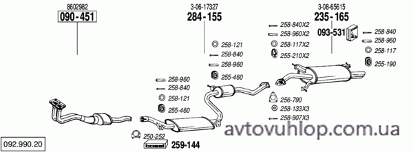 VOLVO V40 (1.8i / 01/02-06/04)